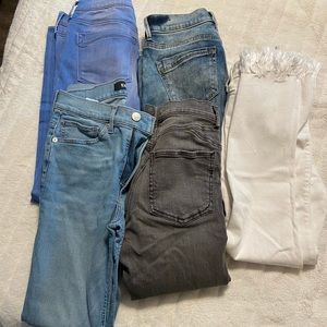 Women’s jeans- sizes 2,4,6. Express and Just Black.